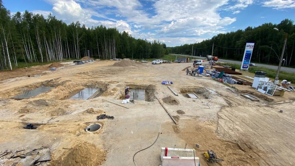 Заправка Газпром, поворот на д. Головино