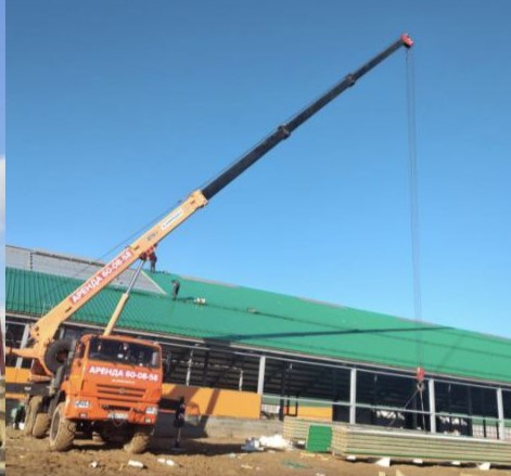 Автокран вездеход КАМАЗ 25т стрела 31м